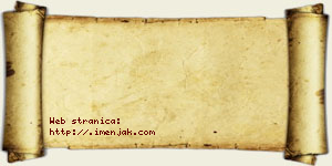 Mina Blagojević vizit kartica